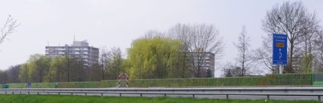 DuraGreen-geluidsscherm langs A348 Velp 